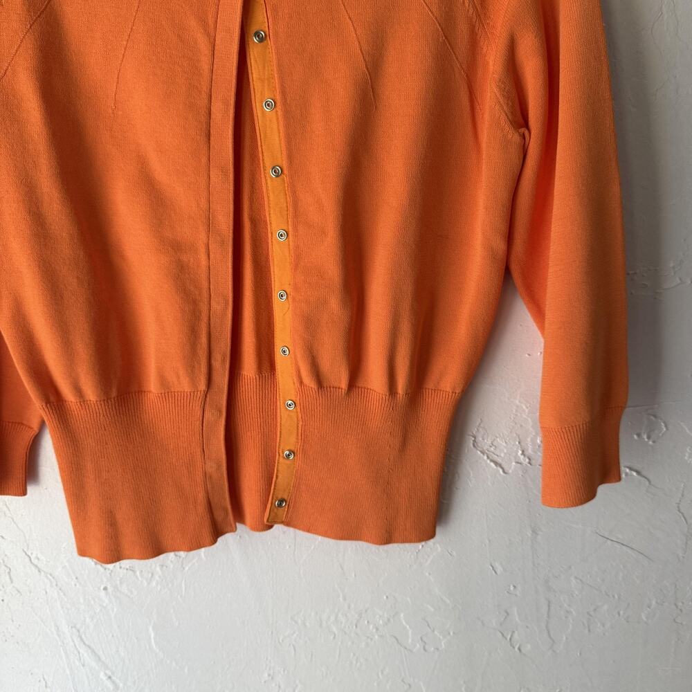 Grace Elements Sweater Y2k Medium Button Front Ca… - image 3